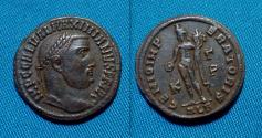 Ancient Coins - Galerius Mximian AE 24mm Follis Alexandria