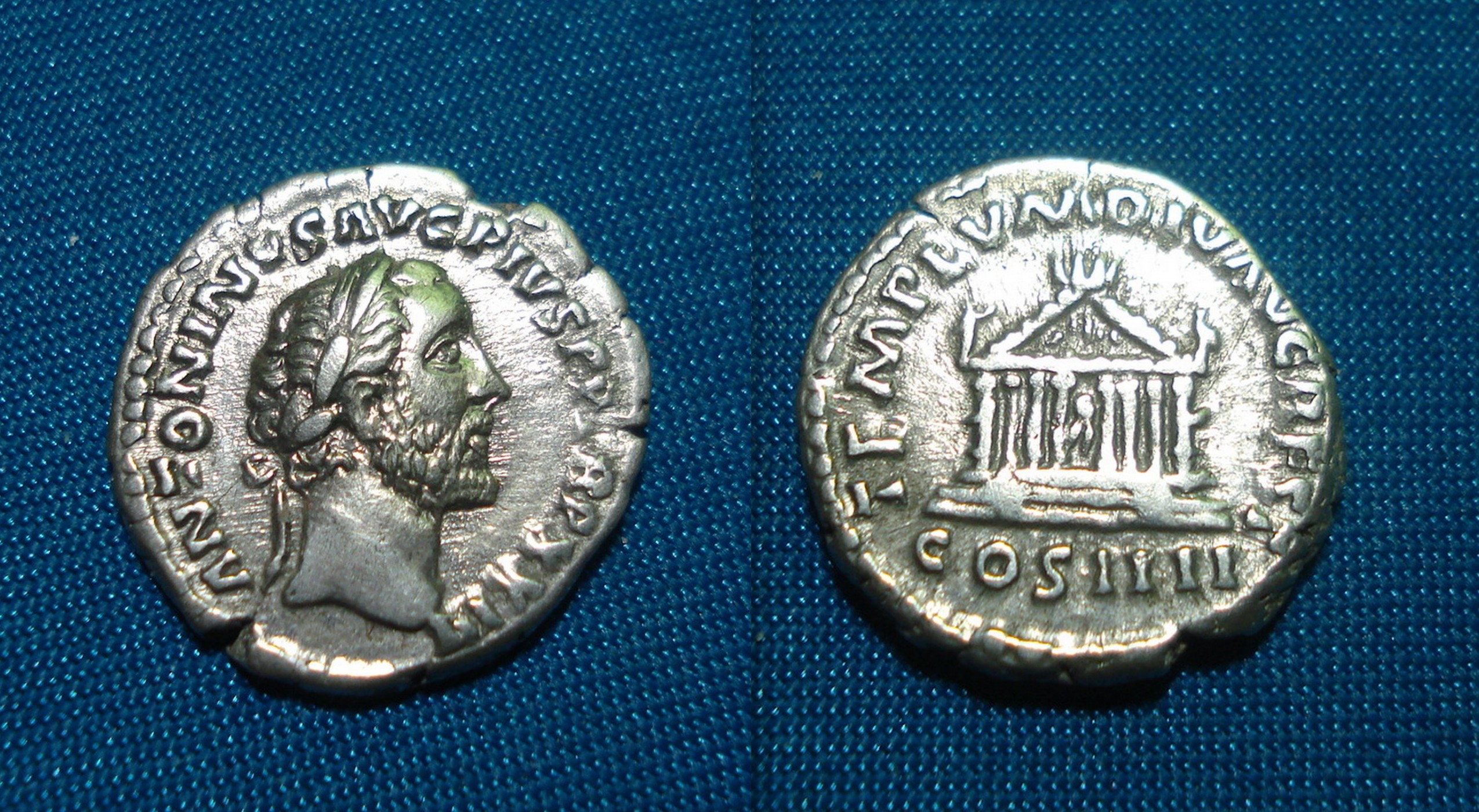 Divus Antoninus Pius Denarius | Roman Imperial Coins
