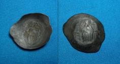 Ancient Coins - Byzantine, Isaac II Angelus, AE29mm, trachy