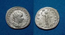 Ancient Coins - Gordian III AR Antoninianus / Sol