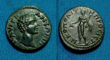 Ancient Coins - Caracalla AE 17 Nicopolis / Hermes