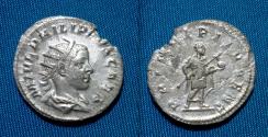 Ancient Coins - Philip II As Caesar AR Antoninianus / Emperor