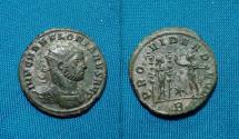 Ancient Coins - Florian silvered antoninianus Very RARE