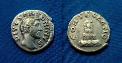 Ancient Coins - Divus Antoninus Pius Denarius