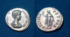 Ancient Coins - Caracalla as Caesar AR Denarius Laodicea