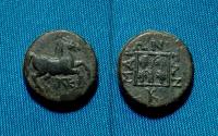Ancient Coins - Grecee Maroneia Bronze AE15