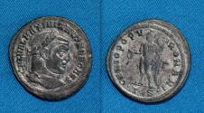 Ancient Coins - Maximianus Silvered large Follis 30mm., Thessalonica