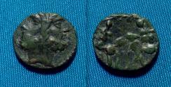 Ancient Coins - Greek  Bronze Amphipolis AE17  head Janus, centaurs