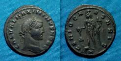 Ancient Coins - Maximinus II as Caesar AE 26mm., Follis Cyzucus