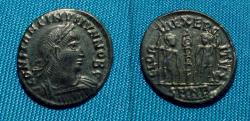 Ancient Coins - Constantius II as Caesar AE Follis RARE