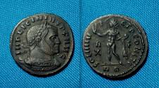 Ancient Coins - Licinius I AE21 Follis Rome / Sol Rare