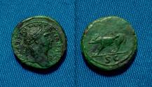Ancient Coins - Trajan AE Semis