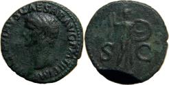 Ancient Coins - Rome, Claudius (41-54 AD). AE As, circa 41-42. EX Sayles & Lavender