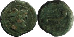 Ancient Coins - Rome Republic, Anonymous AE Sextans. After 211 BCE