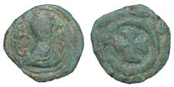 Ancient Coins - Kingdom of Axum Unit circa 460-480 / Cross Aksum