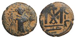 World Coins - Umayyad Caliphate. Arab-Byzantine (Circa 680s). Fals. Hims (Emesa)