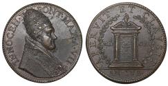 World Coins - Innocent X 1644-1655 AE Posthumous Medal 1800 ca Rare Near Mint State