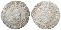 World Coins - Austria. Prague. Ferdinand II. 1619-1637. Groschen (3 Kreuzer) 1625. Scarce. VF+