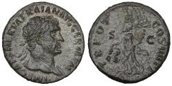 Ancient Coins - Trajan 98-117 As AE Victory