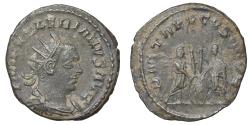 Ancient Coins - Valerian I (253-260 AD) BI Antoninianus.