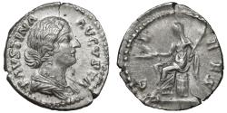 Ancient Coins - Faustina II Augusta AD 147-175 AR denarius Ceres