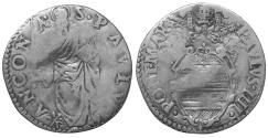 World Coins - Papal States Ancona Paul IV (1555-1559) Giulio Ancona