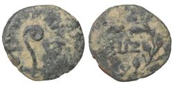 Ancient Coins - Judaea, Pontius Pilate. Bronze Prutah. Year 18 = 31/32 CE