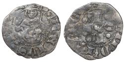 World Coins - Kingdom of Naples. Mint of L'Aquila. Joanna II of Anjou Durazzo (1414-1435). Bolognino.