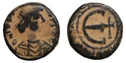 Ancient Coins - Justinian I AD 527-565. Theoupolis (Antioch). Pentanummium