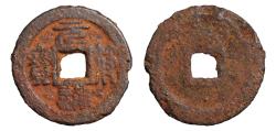 World Coins - Song Dynasty Zhe Zong Cash Iron Yuan Fu tong bao
