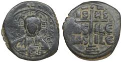 Ancient Coins - Anonymous attributed to Romanus III 1028-1034 AE follis Class B XF
