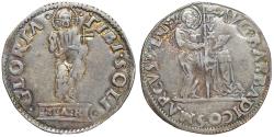 World Coins - Venice Agostino Barbarigo 1486-1501 Mocenigo Iridescent patina XF