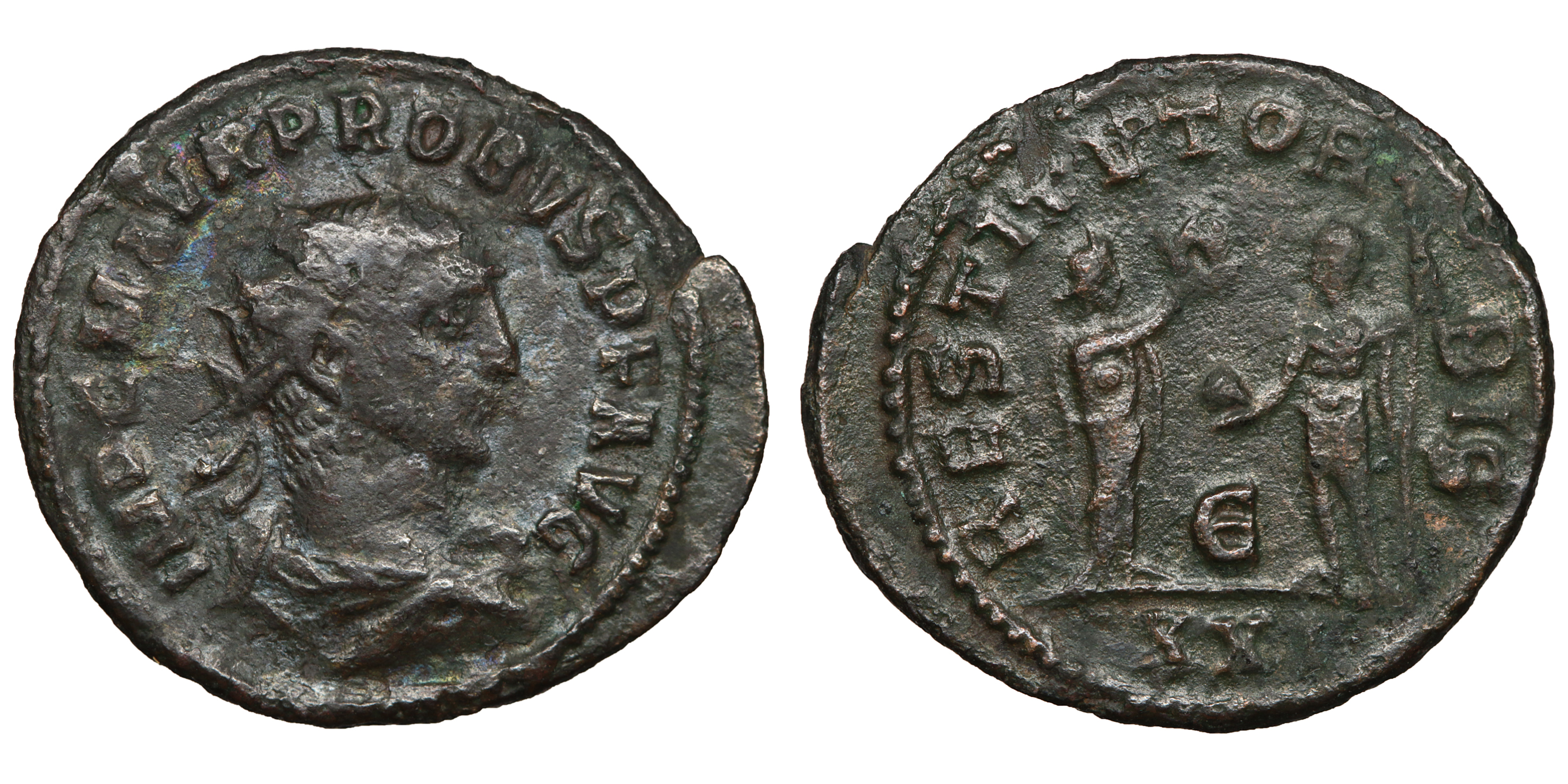 PROBUS (276-282). Antoninianus. Cyzicus. RESTITVTOR ORBIS | Roman