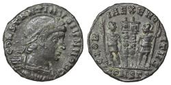 Ancient Coins - Constantine II as Caesar 316-337 Follis Constantinopole