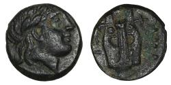 Ancient Coins - TROAS Hamaxitos Ae 400-310 BC XF