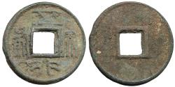World Coins - China Northern Zhou Anonymous 557-581 AE cash Wu xing da bu
