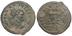 Ancient Coins - Claudius II Gothicus (268-270) Antoninianus / Trophy of arms