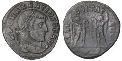 Nero AE Sestertius 64 AD Rare XF Great Portrait Dark Patina Roman