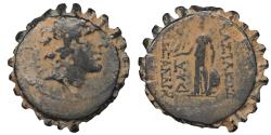 Ancient Coins - Seleukid kings Alexander I Balas AE22 Serrate