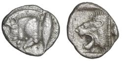 Ancient Coins - Mysia Kyzikos AR Obol 480 BC