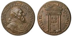 World Coins - Papal States Gregory XIII 1572-1585 Jubileum medal 1575 R2 XF
