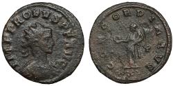 Ancient Coins - Probus Antoninianus Siscia AD 280 / CONCORDIA