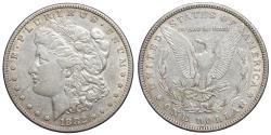World Coins - USA Morgan Dollar 1882 Silver KM.110  Toned. XF+