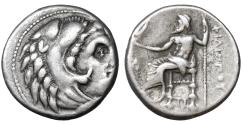 Ancient Coins - Kingdom of Macedon Philip III Arrhidaios AR Drachm Struck under Menander or Kleitos