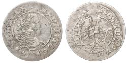 World Coins - Austria. Silesia. Ferdinand III (1627-1657). Groschen (3 Kreuzer) 1655. VF+