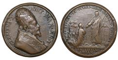 World Coins - Papal States Clement X 1670-1676.  Medal AN I 1670.