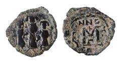 Ancient Coins - HERACLIUS. 610-641 AD. AE FOLLIS.