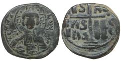 Ancient Coins - Anonymous (attributed to Romanus III) 1028-1034 AE follis Class B.