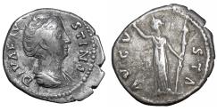 Ancient Coins - Diva Faustina Senior died 140/1 Denarius Ceres