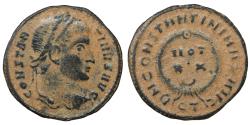 Ancient Coins - Constantine I. Centennionalis. 321-322 AD. Ticinum (Pavia)